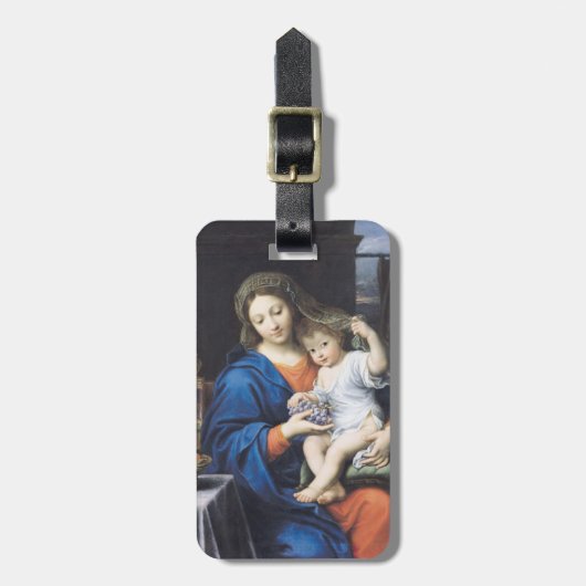 De maagd van de druiven, 1640-50 bagagelabel (Voorkant verticaal)