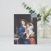 De maagd van de druiven, 1640-50 briefkaart (Staand voorkant)