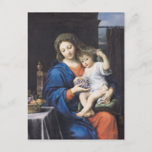 De maagd van de druiven, 1640-50 briefkaart