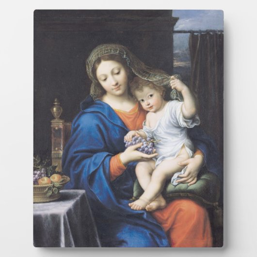 De maagd van de druiven, 1640-50 fotoplaat (Voorkant)