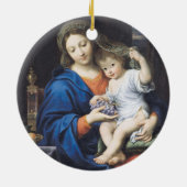 De maagd van de druiven, 1640-50 keramisch ornament (Achterkant)