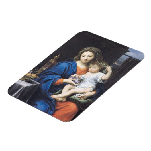 De maagd van de druiven, 1640-50 magneet (Linkerzijde)