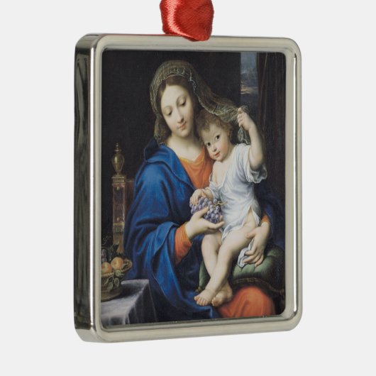 De maagd van de druiven, 1640-50 metalen ornament (Rechts)