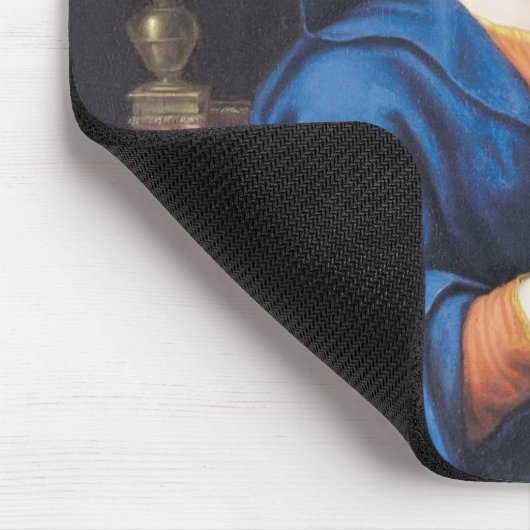 De maagd van de druiven, 1640-50 muismat (Hoek)