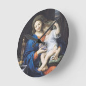 De maagd van de druiven, 1640-50 ronde klok (Hoek)