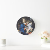 De maagd van de druiven, 1640-50 ronde klok (Huis)