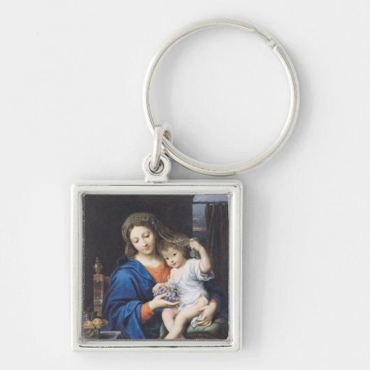 De maagd van de druiven, 1640-50 sleutelhanger (Voorkant)