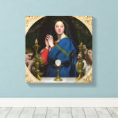 De Maagd van de Gastheer, 1854 Canvas Afdruk (Insitu (Houten vloer))