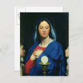 De Maagd van de Gastheer, 1866 Briefkaart (Voorkant / Achterkant)