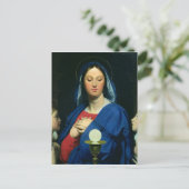 De Maagd van de Gastheer, 1866 Briefkaart (Staand voorkant)