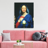 De Maagd van de Gastheer, 1866 Canvas Afdruk (Insitu (Woonkamer))