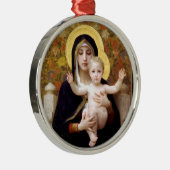 De maagd van de kerstversiering van Lilies Metalen Ornament (Rechts)