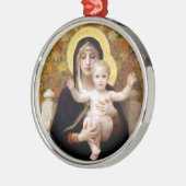 De maagd van de kerstversiering van Lilies Metalen Ornament (Links)