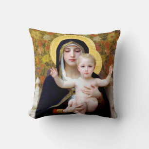 De Maagd van de lelie, Bouguereau Kussen