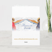 De Maagd van de Lelies door William Bouguereau Feestdagen Kaart (Achterkant)