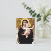 De Maagd van de Lelies Gebed Hagel, Heilige Koning Visitekaartje (Staand voorkant)