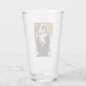 De Maagd van de Lelies Glas (Achterkant)