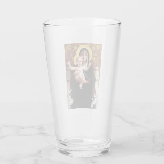 De Maagd van de Lelies Glas (Achterkant)