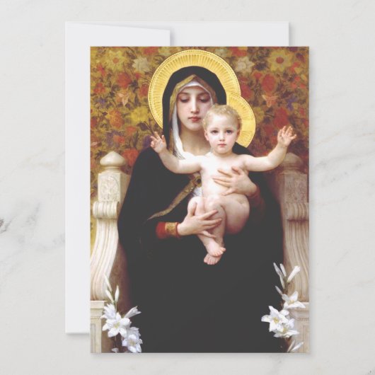 De Maagd van de lelies Kaart (Voorkant)