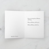 De Maagd van de Lelies - Kerst Kaart (Binnen)