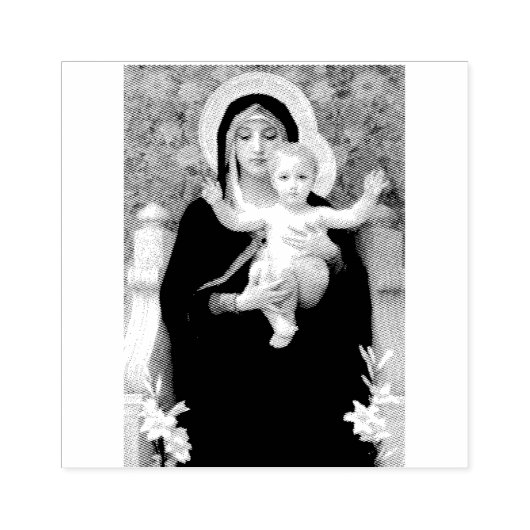 De Maagd van de Lelies Rubberstempel (Afrduk)