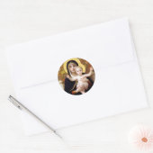 De maagd van de Lilies - Kerst sticker (Envelop)