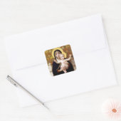 De maagd van de Lilies - Kerst sticker (Envelop)