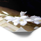 De maagd van de Lilies (La Vierge au Lys) Poster (Hoek)