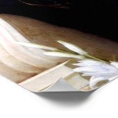 De maagd van de Lilies (La Vierge au Lys) Poster (Hoek)