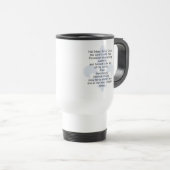 De Maagd van de Lillies Travel Mug w/Prayer Reisbeker (Voorkant rechts)