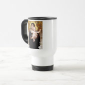 De Maagd van de Lillies Travel Mug w/Prayer Reisbeker (Voorkant links)