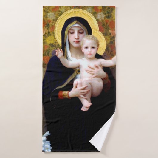 De Maagd van de Lily, Bouguereau Badhanddoek (Badhanddoek)