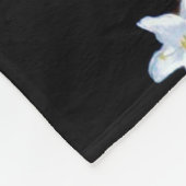 De Maagd van de Lily, Bouguereau Fleece Deken (Hoek)