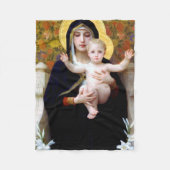 De Maagd van de Lily, Bouguereau Fleece Deken (Voorkant)