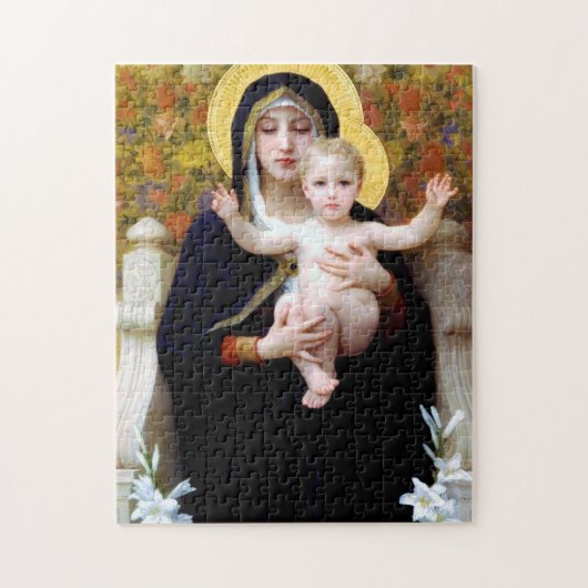 De Maagd van de Lily, Bouguereau Legpuzzel (Verticaal)
