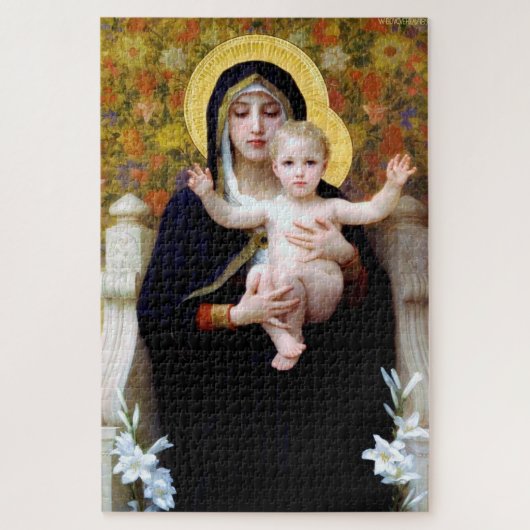 De Maagd van de Lily, Bouguereau Legpuzzel (Verticaal)