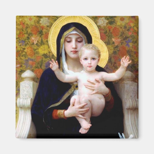 De Maagd van de Lily, Bouguereau Magneet (Voorkant)