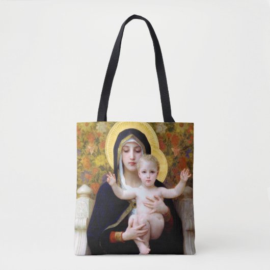 De Maagd van de Lily, Bouguereau Tote Bag (Voorkant)
