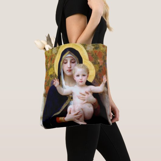 De Maagd van de Lily, Bouguereau Tote Bag (Dichtbij)