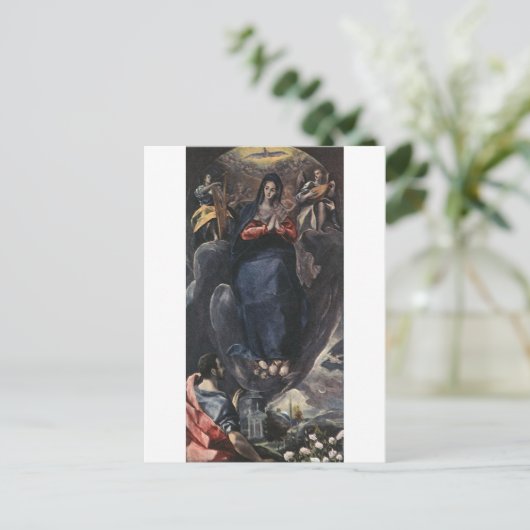De Maagd van de Onbevlekte Ontvangst, El Greco Briefkaart (Staand voorkant)