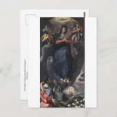 De Maagd van de Onbevlekte Ontvangst, El Greco Briefkaart (Voorkant / Achterkant)