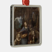 De maagd van de Rocks, c.1508 Metalen Ornament (Rechts)