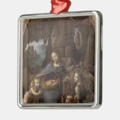 De maagd van de Rocks, c.1508 Metalen Ornament (Links)