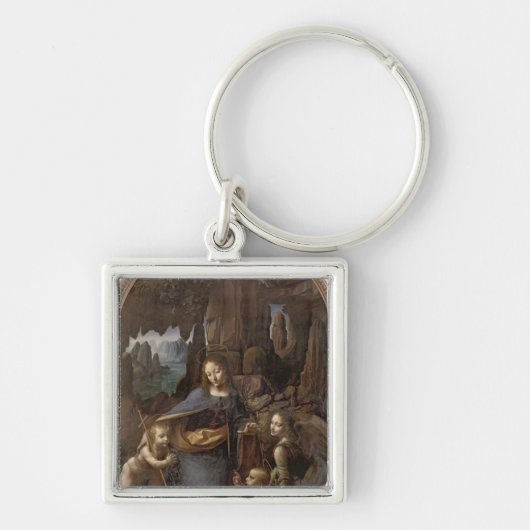 De maagd van de Rocks, c.1508 Sleutelhanger (Voorkant)