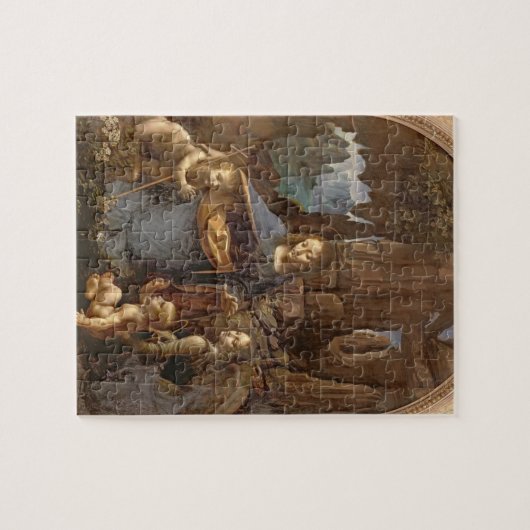 De maagd van de Rocks Legpuzzel (Horizontaal)