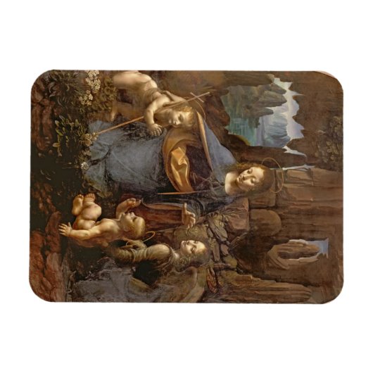 De maagd van de Rocks Magneet (Horizontaal)