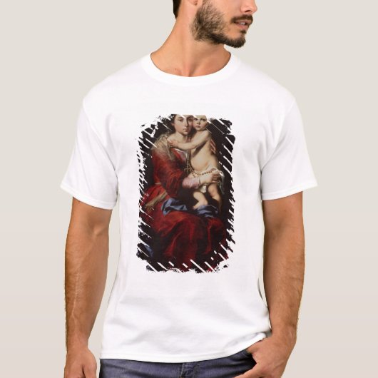 De maagd van de Rosary, c.1650 T-shirt (Voorkant)
