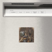 De maagd van de rotsen, ca.1508 magneet (Insitu (Vaatwasser))