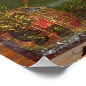 De maagd van de verbrande Struik, van de berg Atho Poster (Hoek)