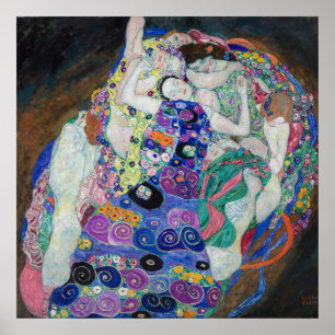 De Maagd van Gustav Klimt, 1913 Poster